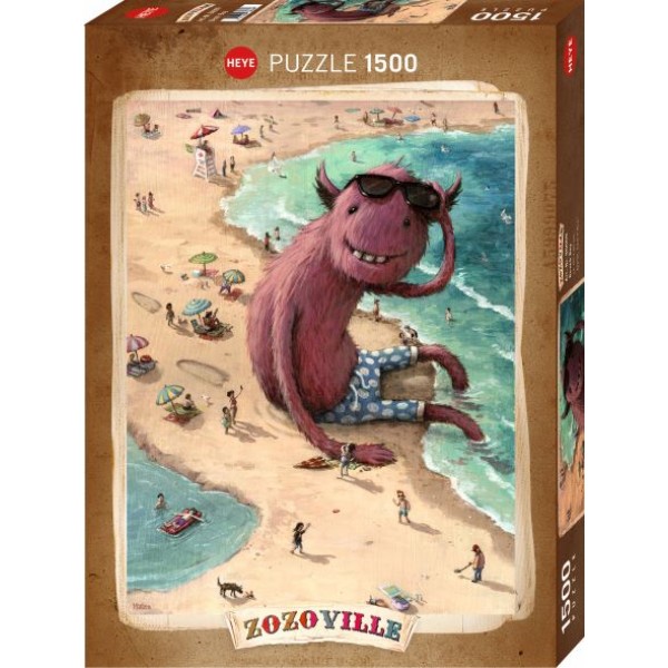 Zozoville, Plaża (1500el.) - Sklep Art Puzzle